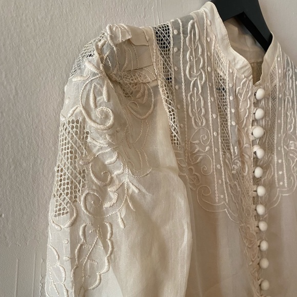 Cottage core lace blouse - Picture 3 of 6